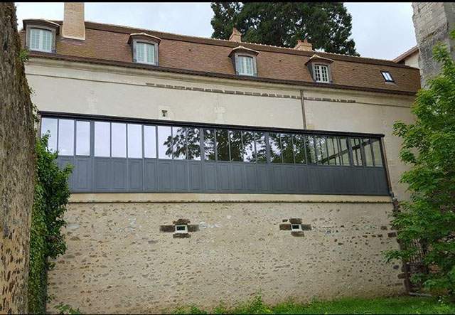 Véranda en acier Chartres 