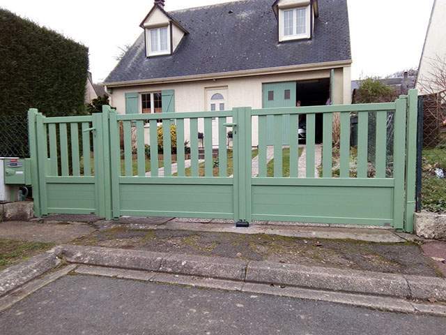 Portail et clôture en aluminium Chartres 