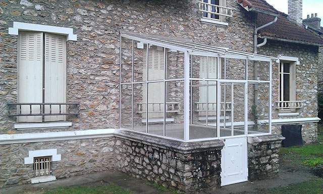 Véranda en acier Chartres 