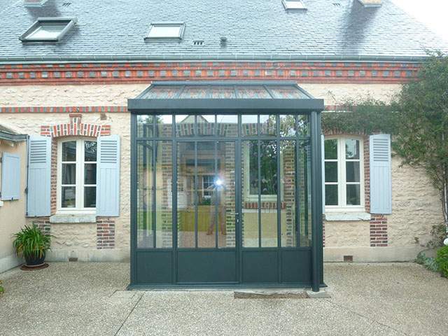 Véranda en acier Chartres 