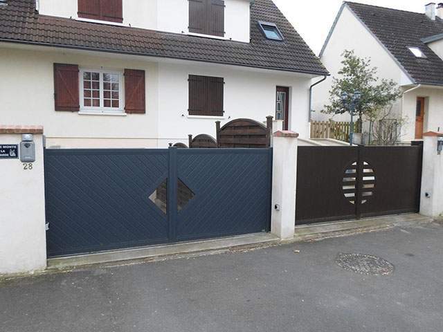 Portail et clôture en aluminium Chartres 