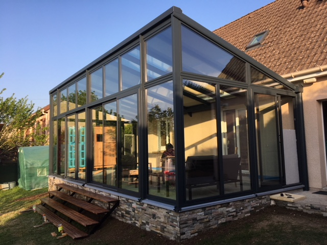 Véranda en aluminium Chartres 