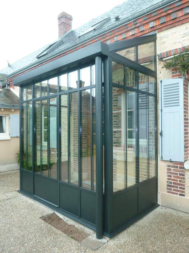 Véranda en acier Chartres 