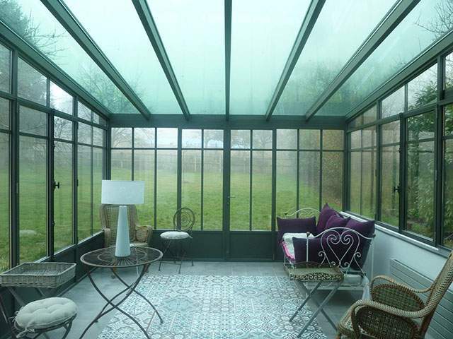 Véranda en acier Chartres 