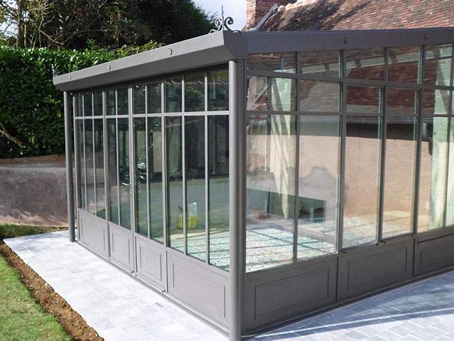 Véranda en acier Chartres 